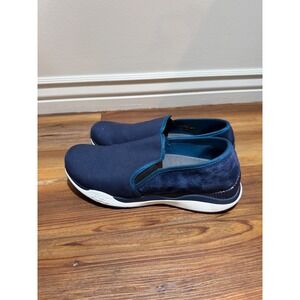 Kuru Womens Navy Blue Slip On Walking Shoes Comfort Sneakers 10.5 205403105